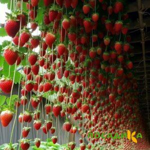 Клубника ампельная Анастасия купить по цене от 370р. в интернет-магазине «Посадика» с доставкой почтой в в Керчье и по всей России – [изображение №1].
