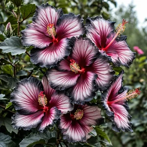 Гибискус садовый Самер Бридж купить по цене от 306р. в интернет-магазине «Посадика» с доставкой почтой в в Керчье и по всей России – [изображение №1].