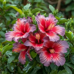 Гибискус Кримсон Флейм купить по цене от 479р. в интернет-магазине «Посадика» с доставкой почтой в в Керчье и по всей России – [изображение №1].